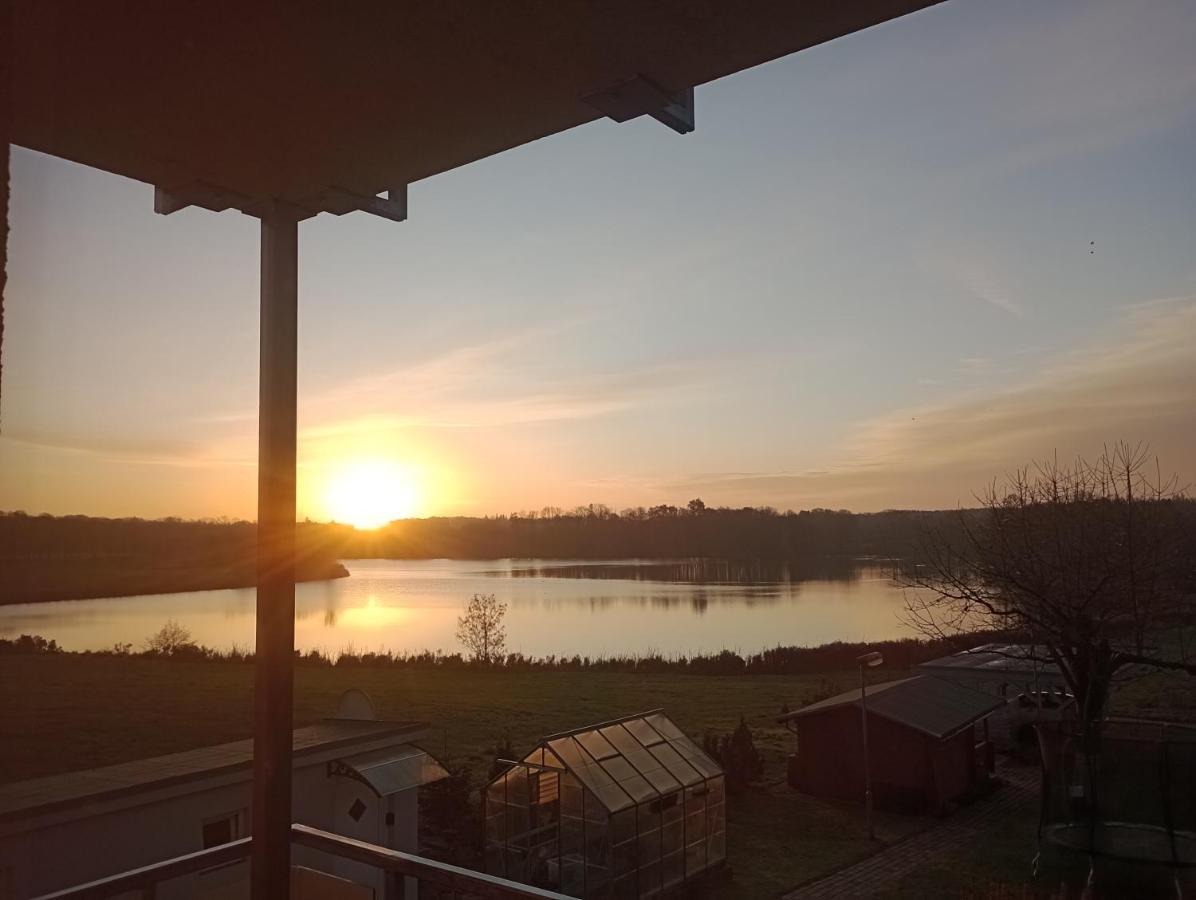 Erdgeschoss-Appartement Mit Seeterasse Ahrensbok Esterno foto